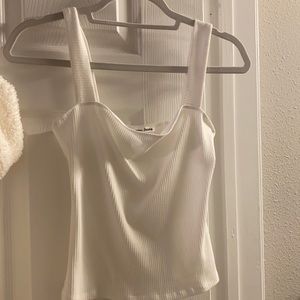 White reformation tank top